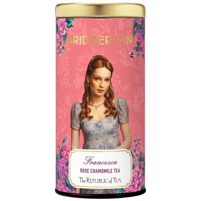 Republic of Tea Bridgerton Francesca Rose Chamomile Herbal 36s