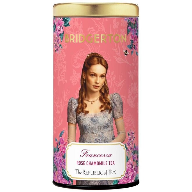 Republic of Tea Bridgerton Francesca Rose Chamomile Herbal 36s