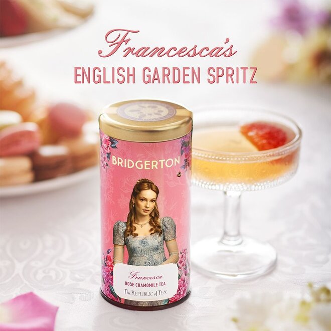 Republic of Tea Bridgerton Francesca Rose Chamomile Herbal 36s