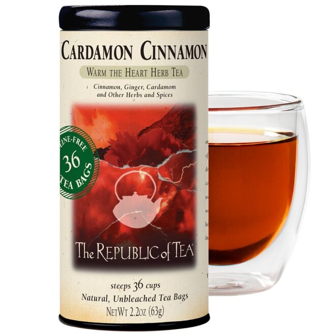 Republic of Tea Cardamon Cinnamon Herbal 36s