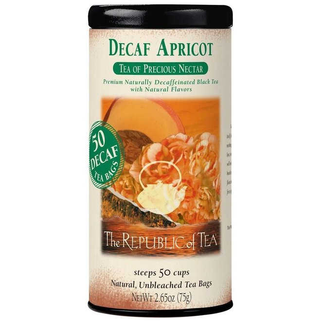 Republic of Tea Decaf Apricot 50s