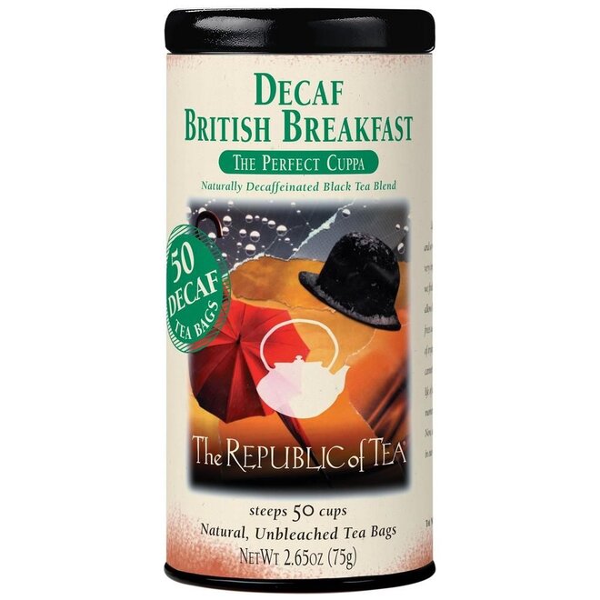 Republic of Tea Decaf British Breakfast 50s