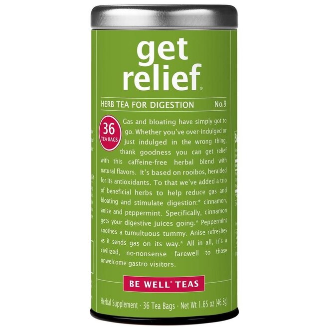Republic of Tea Get Relief Rooibos 36s