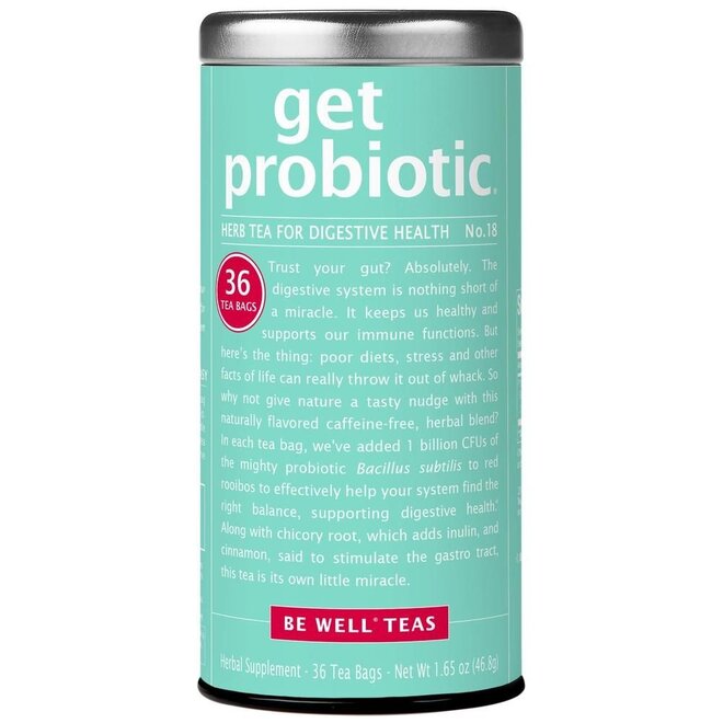 Republic of Tea Get Probiotic Rooibos 36s