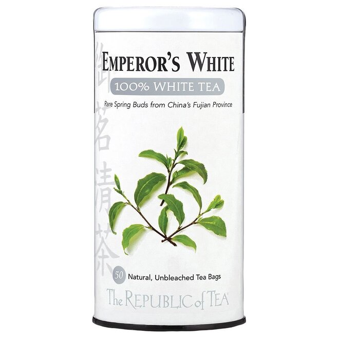 Republic of Tea Emperor's 100% White 50s
