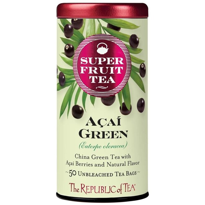 Republic of Tea Super Fruit Acai Green Tea 50s