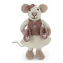 Gry & Sif White Ballerina Mouse Ornament