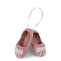Gry & Sif Rose & Silver Ballerina Shoe Ornament