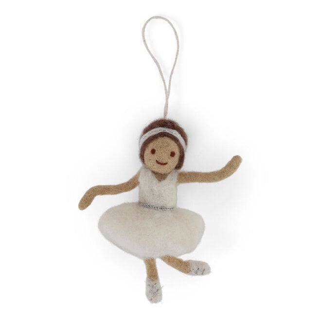Gry & Sif Ballerina in a White Dress Ornament