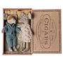 Mum & Dad Mice in Cigarbox