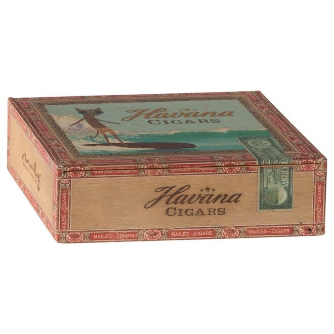 Mum & Dad Mice in Cigarbox