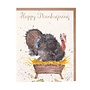 'Happy Thanksgiving' Turkey Greeting Card
