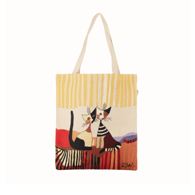 Rosina Cat Cappia Flat Tote Bag