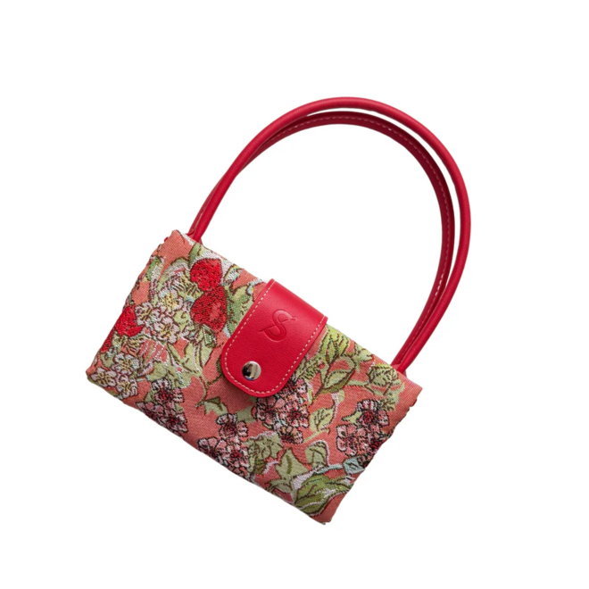 Wild Strawberry Foldable Bag