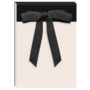 Ribbon Tails Black Notepad