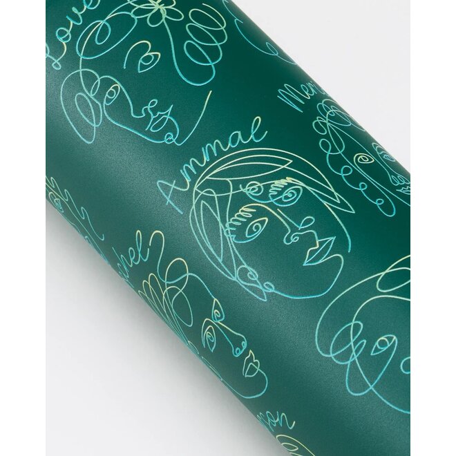 Women of Science Green Stainless Steel Vacuum Flask