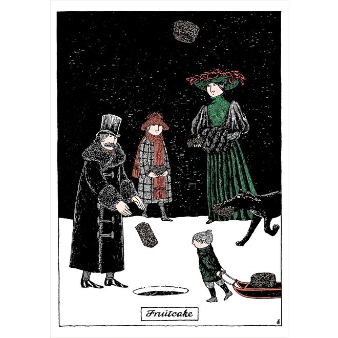 Edward Gorey: Fruitcake Boxed Holiday Cards