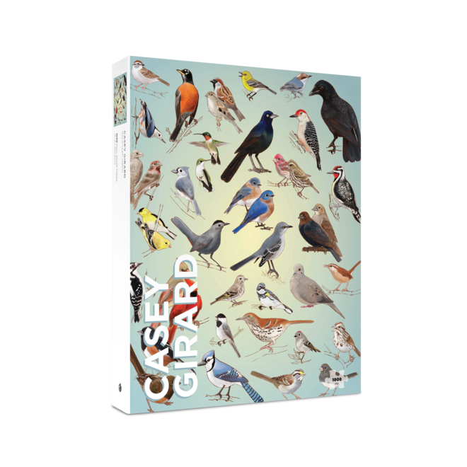 Casey Girard: Backyard Birds 1000-Piece Puzzle