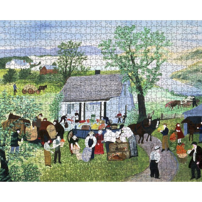 Grandma Moses: Moving Day on the Farm 1000-Piece Puzzle