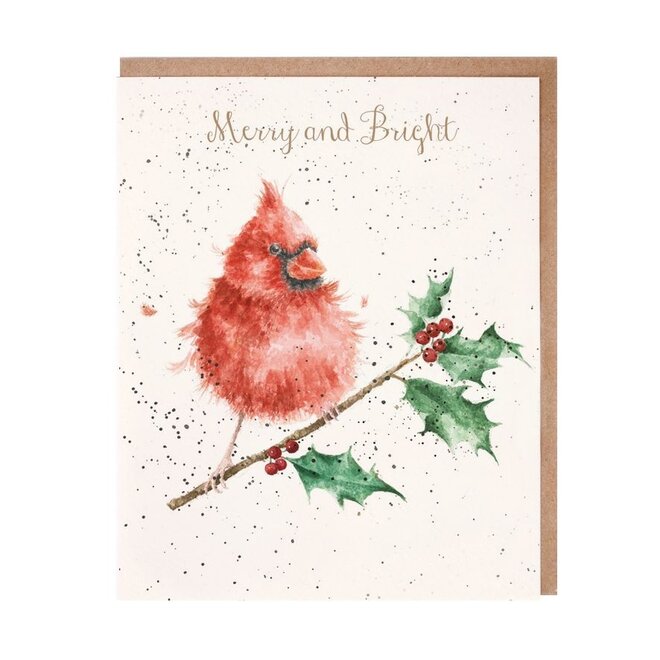 'Cardinal Christmas' Cardinal Bird Christmas Card