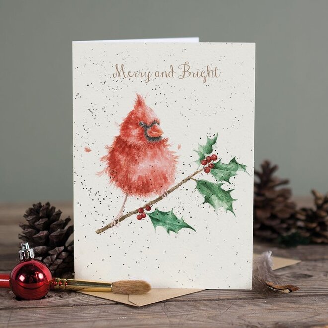 'Cardinal Christmas' Cardinal Bird Christmas Card