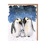 'A Family Christmas' Penguin Christmas Card