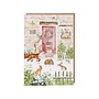 'Christmas Cottage' Woodland Animal Paper Christmas Advent Calendar Card