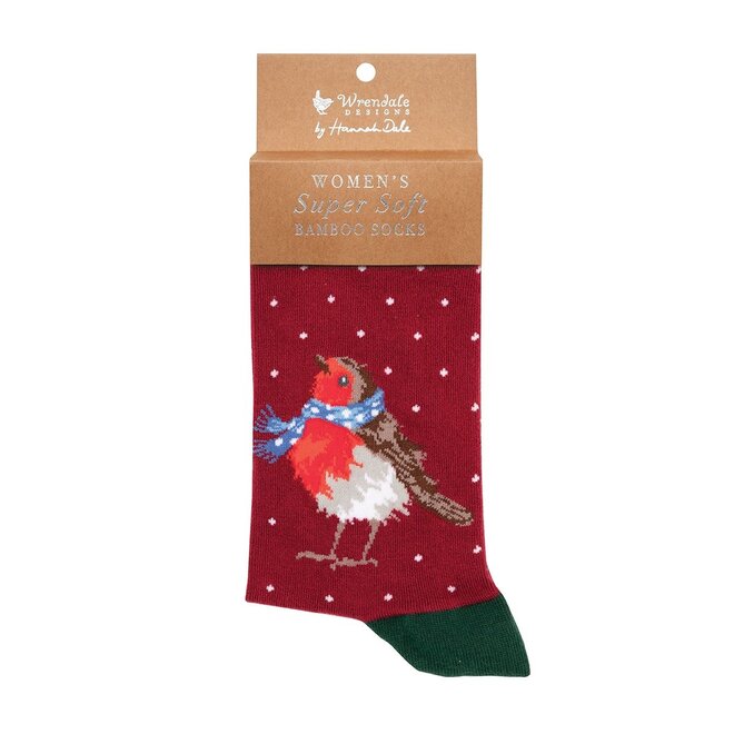 'Season's Tweetings' Robin Women's Socks