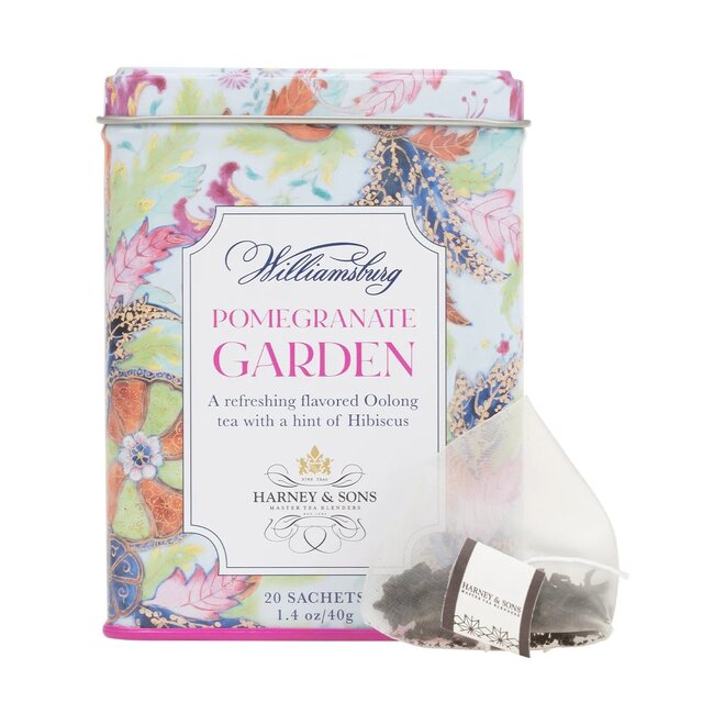 Harney & Sons Williamsburg Pomegranate Garden 20s Tin
