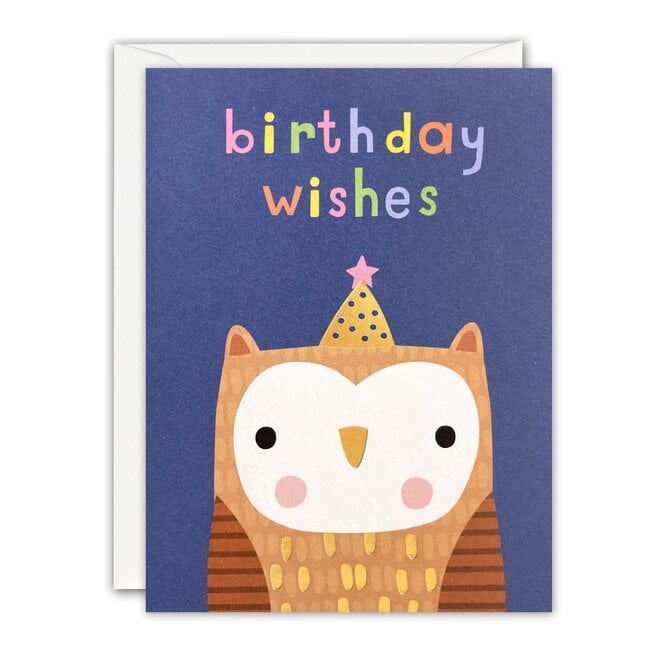 Hooty Owl Birthday Card