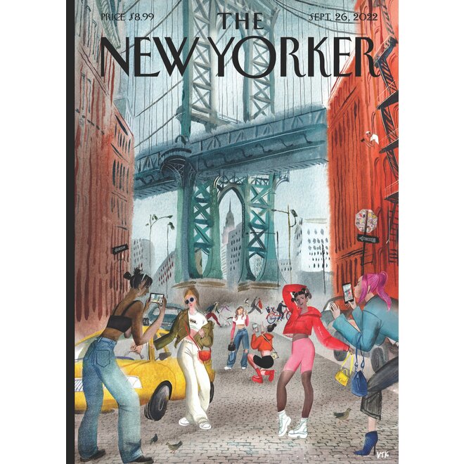 #FallStyle New Yorker Cover Greeting Card