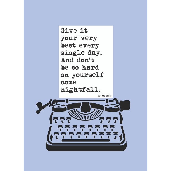 Give it Your Best Greeting Card