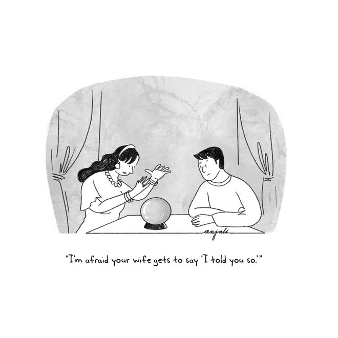 I Told You So Greeting Card