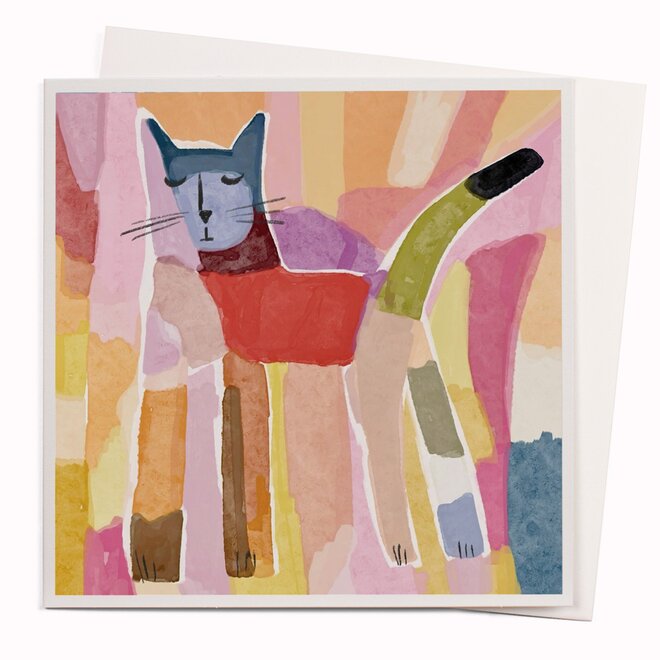 Paw Klee Cat Greeting Card
