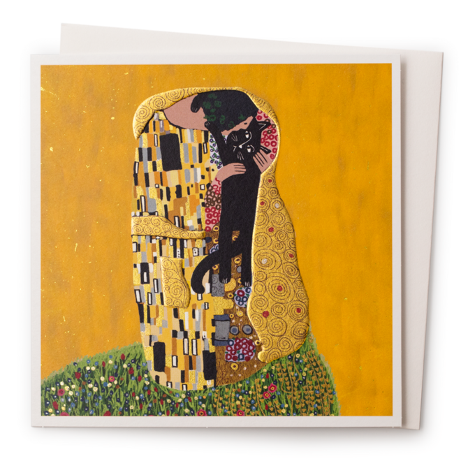 The Kiss Greeting Card