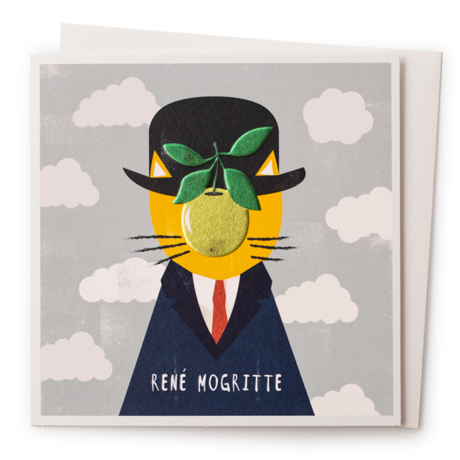 Rene Mogritte Greeting Card