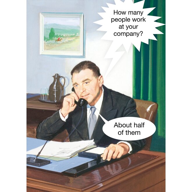 Half of Them Greeting Card