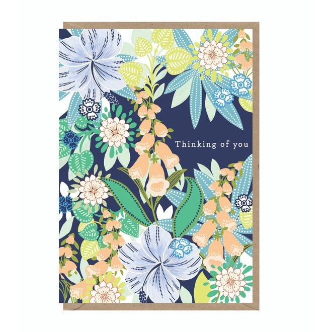 Florals Thinking of You Greeting Card