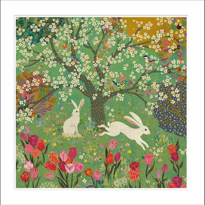 Spring Scene Greeting Card