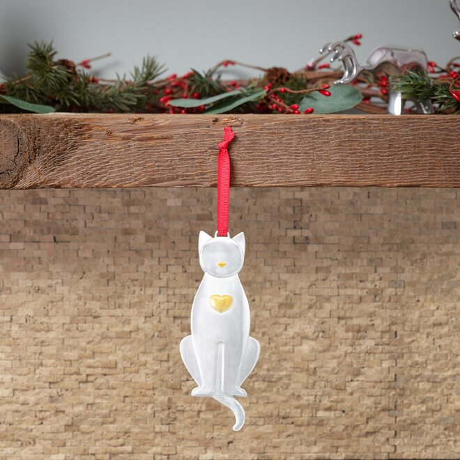 Nambe Kitty Ornament