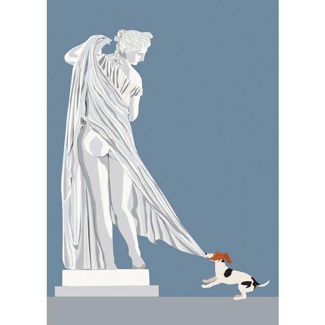 Venus and Pup Birthday Card