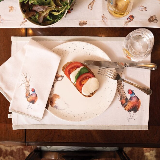 'Woodlanders' Woodland Animal Cotton Napkin Set