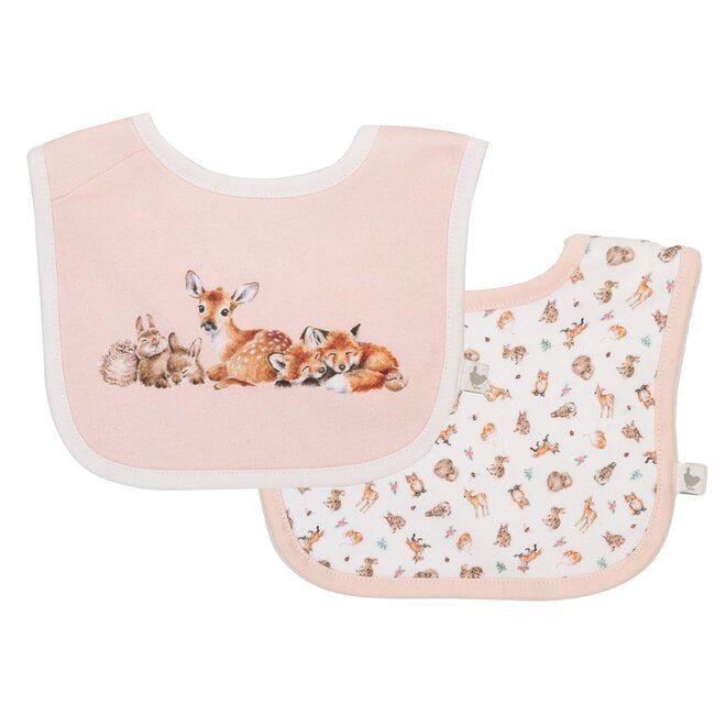 'Little Forest' Woodland Animal Little Wren Bib Gift Set