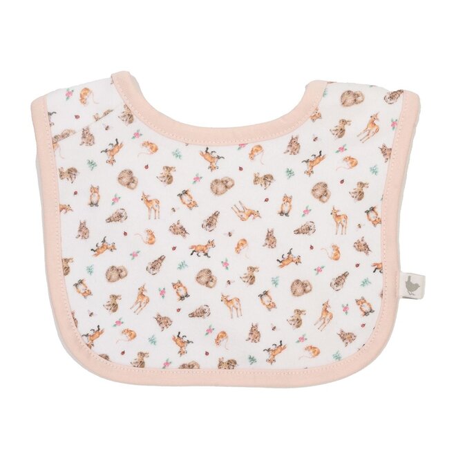 'Little Forest' Woodland Animal Little Wren Bib Gift Set