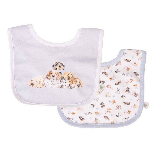 'Little Paws' Dog Little Wren Bib Gift Set