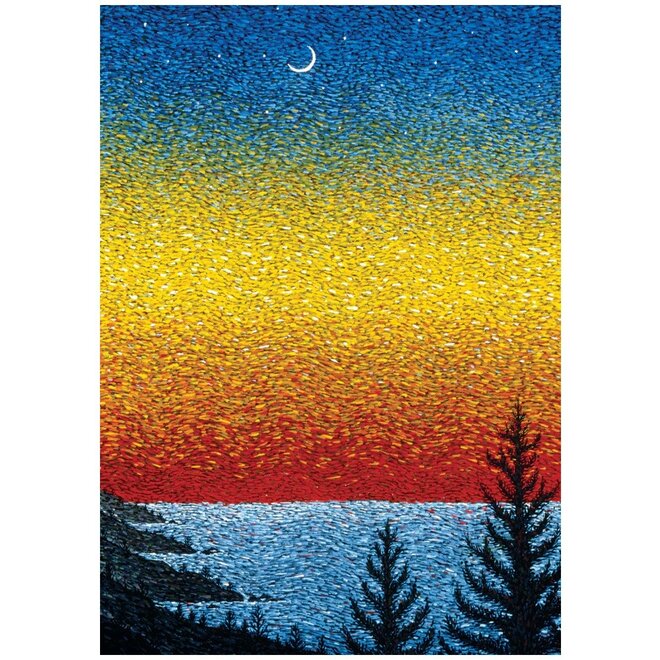 Lake Sunset Greeting Card