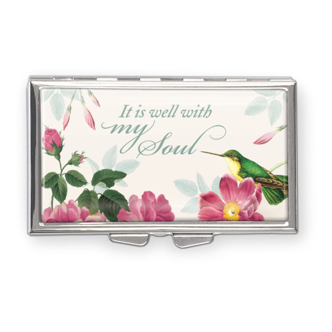 Nature's Grace Hummingbird Pill Box