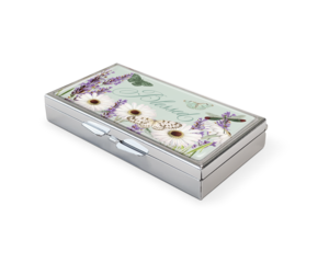 Punch Studio Nature's Grace Lavender Pill Box - British Isles