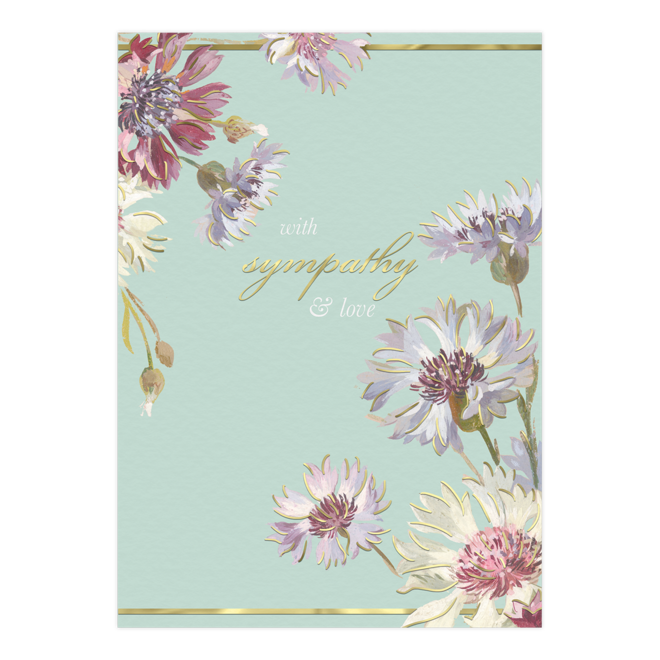 Wildflowers Sympathy Card