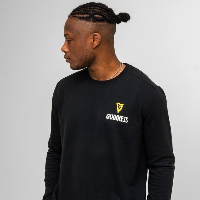 Guinness "Lovely Day" Black Longsleeve Sweatshirt